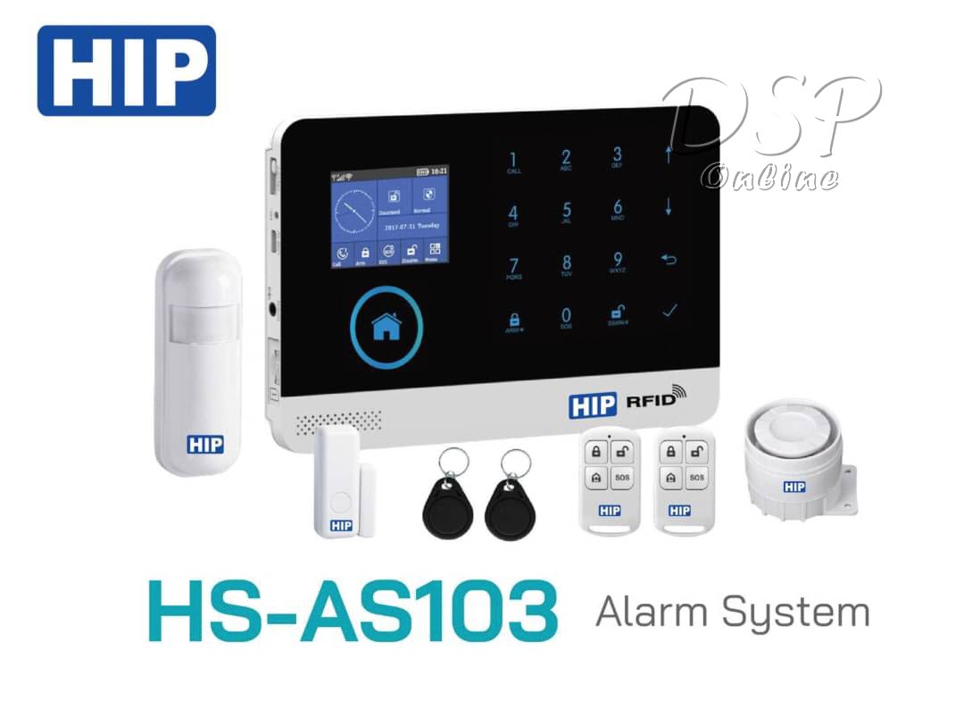 ขายถูก สัญญาณกันขโมย HIP HS-AS103 Alarm System พร้อมส่งสัญญาณไป ยังโทรศัพท์มือถือผ่านแอปพลิเคชั่น ประกันศูนย์