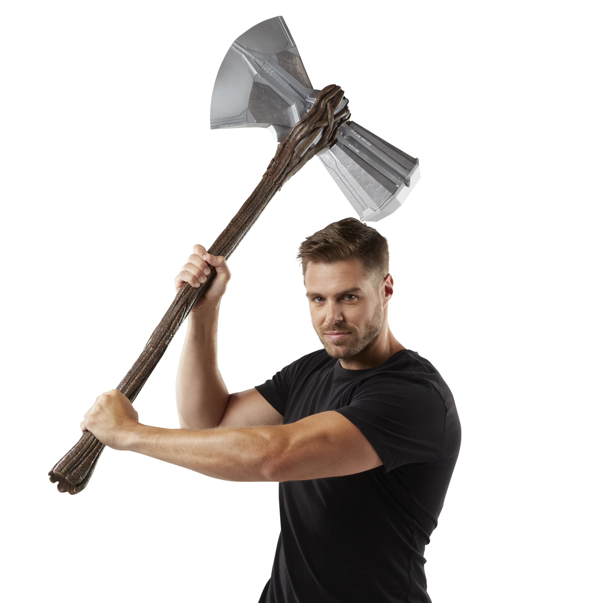 Hasbro Marvel Legends Avengers: Endgame Stormbreaker Electronic Axe Thor Gear 1:1 Scale ฮาสโบร มาร์เวล ลีเจนท์ อเวนเจอร์ส สตอร์มเบรคเกอร์ มีไฟ-เสียงซาวน์เอฟเฟ็ก ลิขสิทธิ์แท้