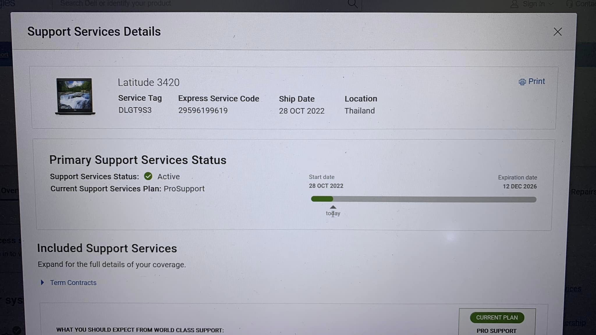 DELL LATITUDE 3420 i7-1165G7 RAM8 M.2 256+500HDD 14" HD Onsite 12/2026