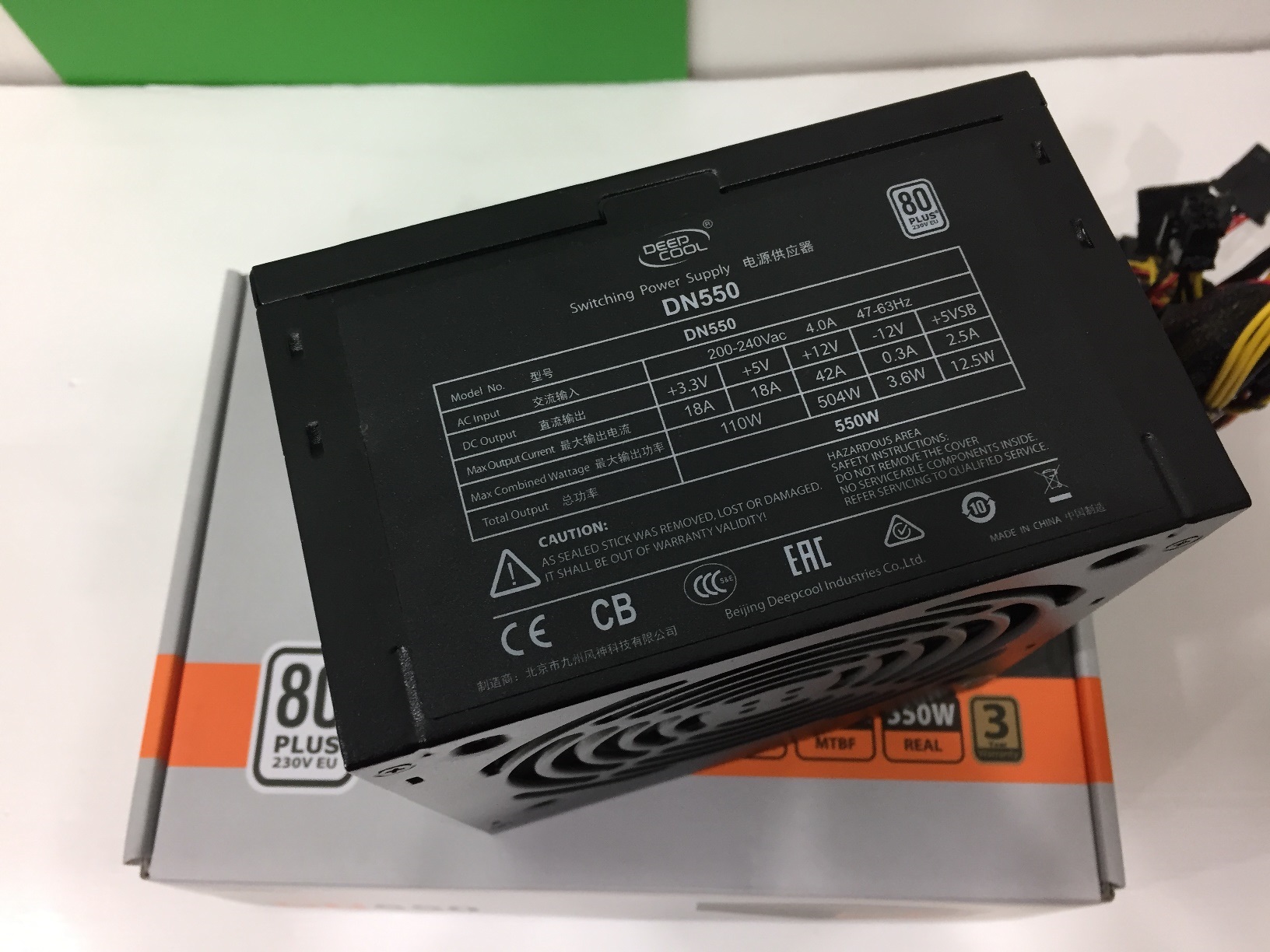 DEEPCOOL DN550 550W. 80+ 07/2021