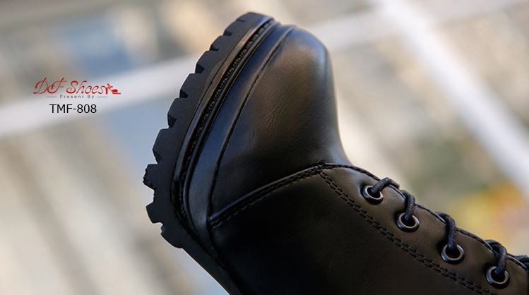 รองเท้าบูทส้นสูงแต่งซิปสไตล์แฟชั่นเกาหลี