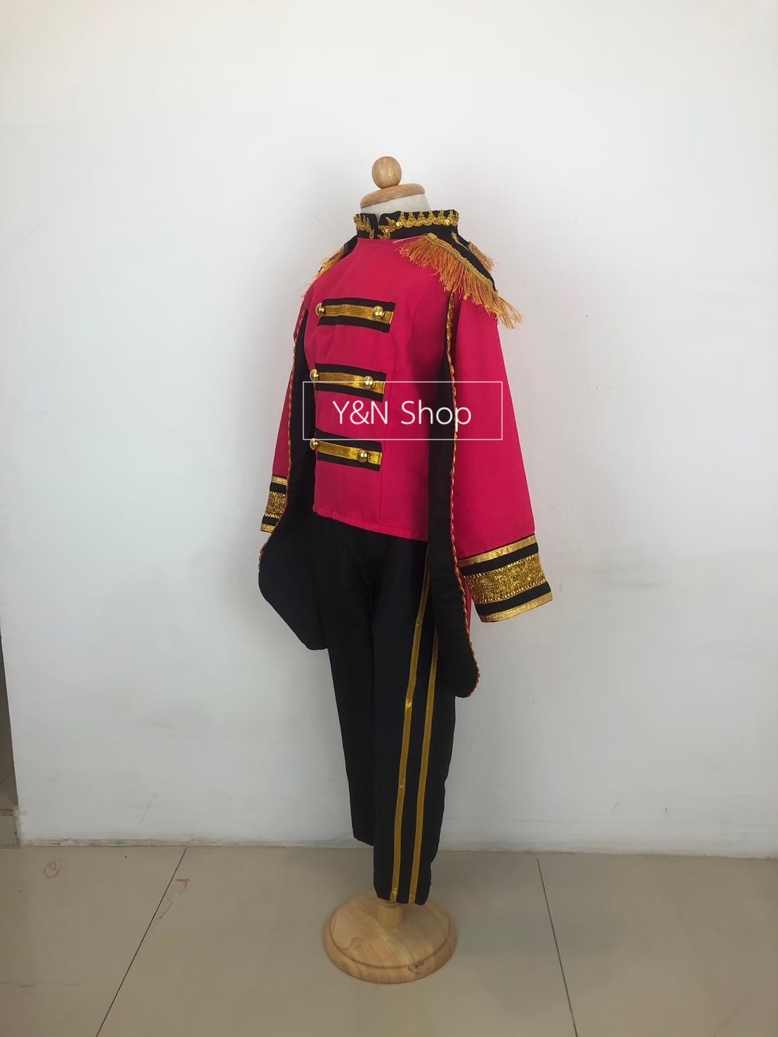 ชุดดรัมเมเยอร์เด็กชาย ชุดเชียร์ลีดเดอร์เด็กชาย มี 7 สี S M L งานตัดเย็บคุณภาพ ชุดกีฬาสีเด็ก Y&N Shop