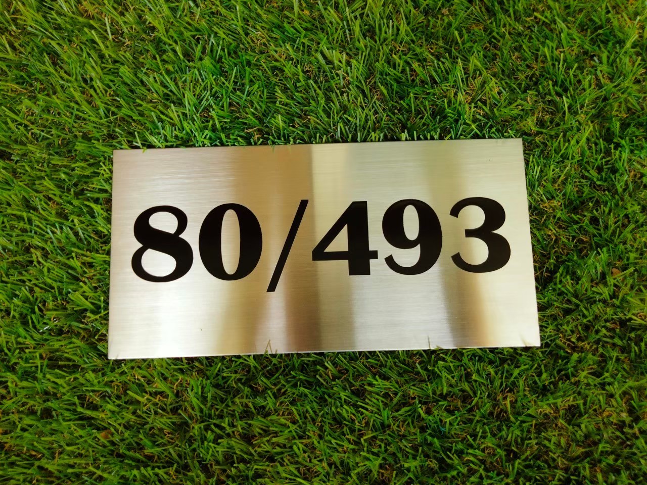 งานป้ายบ้านเลขที่ 80/493