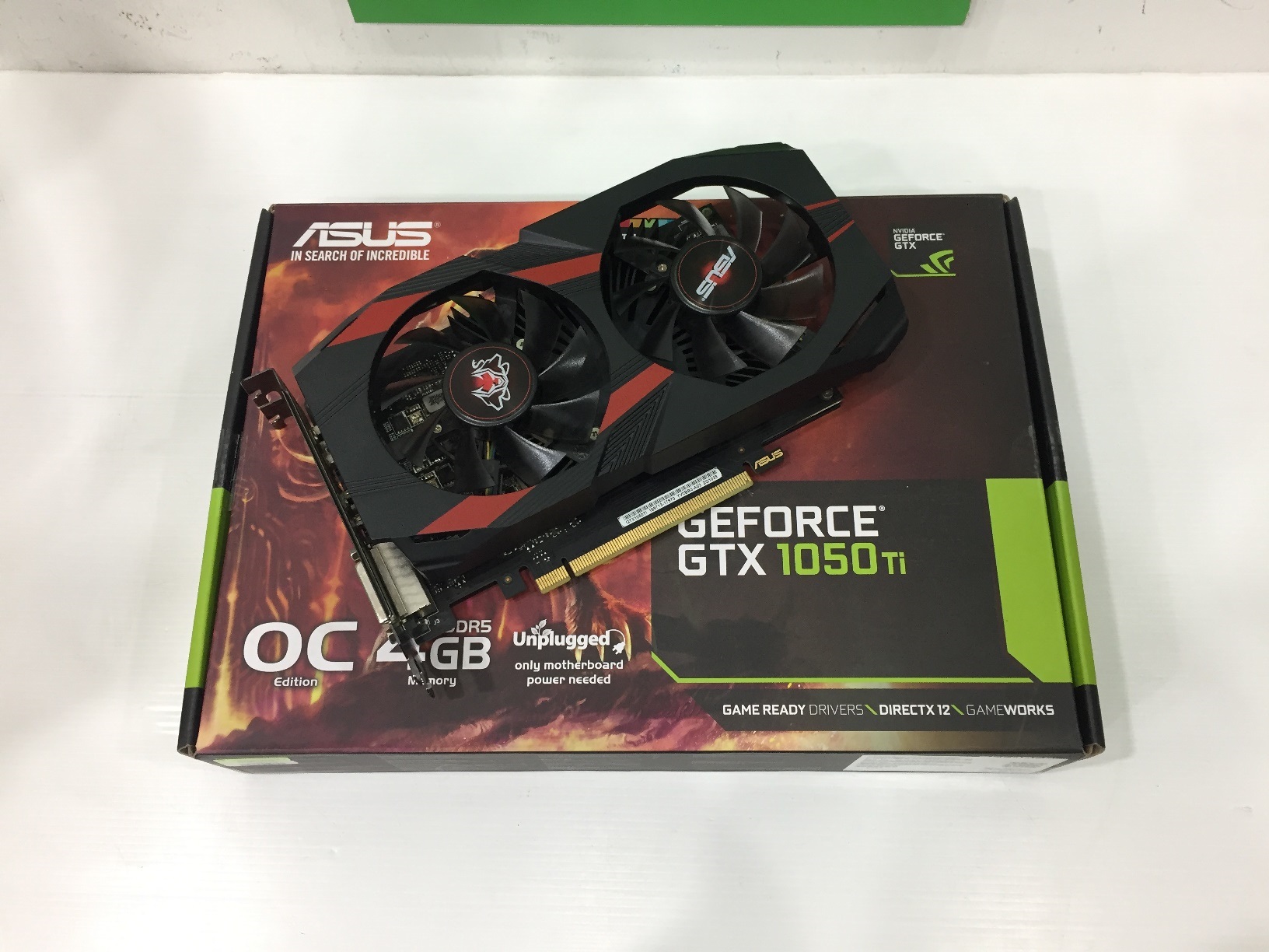 ASUS CERBERUS GTX1050TI O4G JIB 05/2021