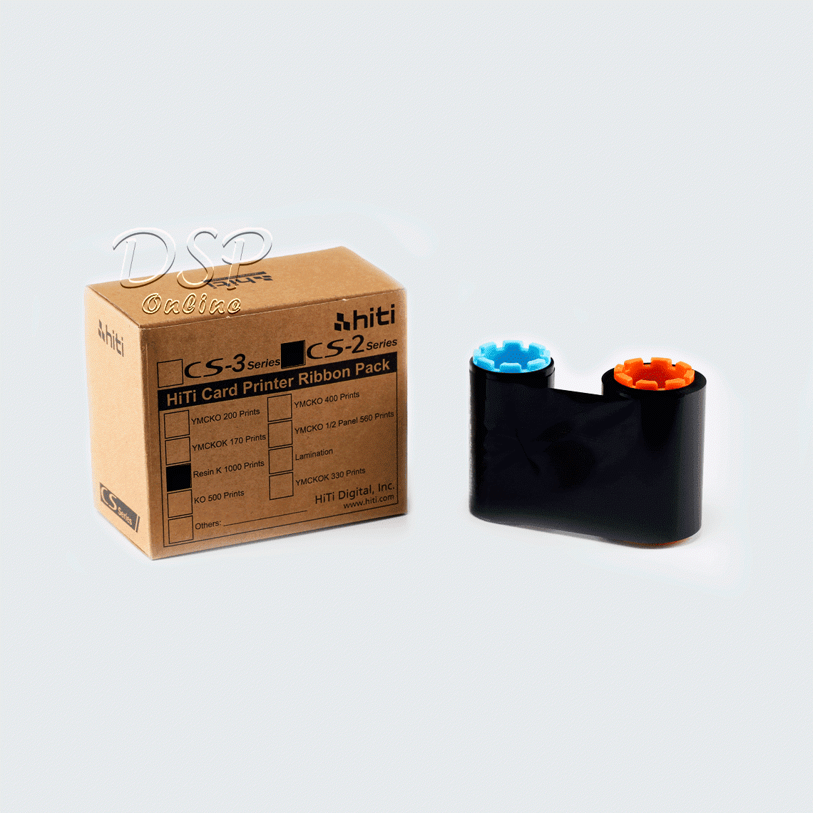 ขายถูก Ribbon ริบบอน ดำ สำหรับ เครื่องพิมพ์บัตร HiTi รุ่น CS-200e