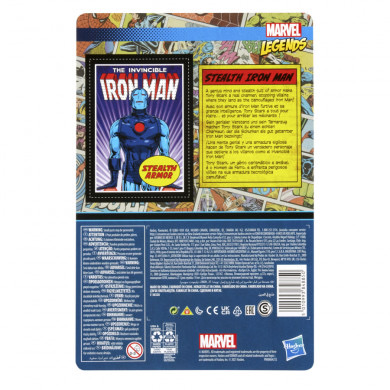 Hasbro Marvel Legends Series Stealth Armor Iron Man 3.75-Inch Retro 375 Collection Action Figure ฮาสโบร มาร์เวล เลเจนด์ หุ่นโมเดลฟิกเกอร์ สเตลท์ อาร์เมอร์ ไอรอน แมน ขนาด 3.75 นิ้ว ลิขสิทธิ์แท้