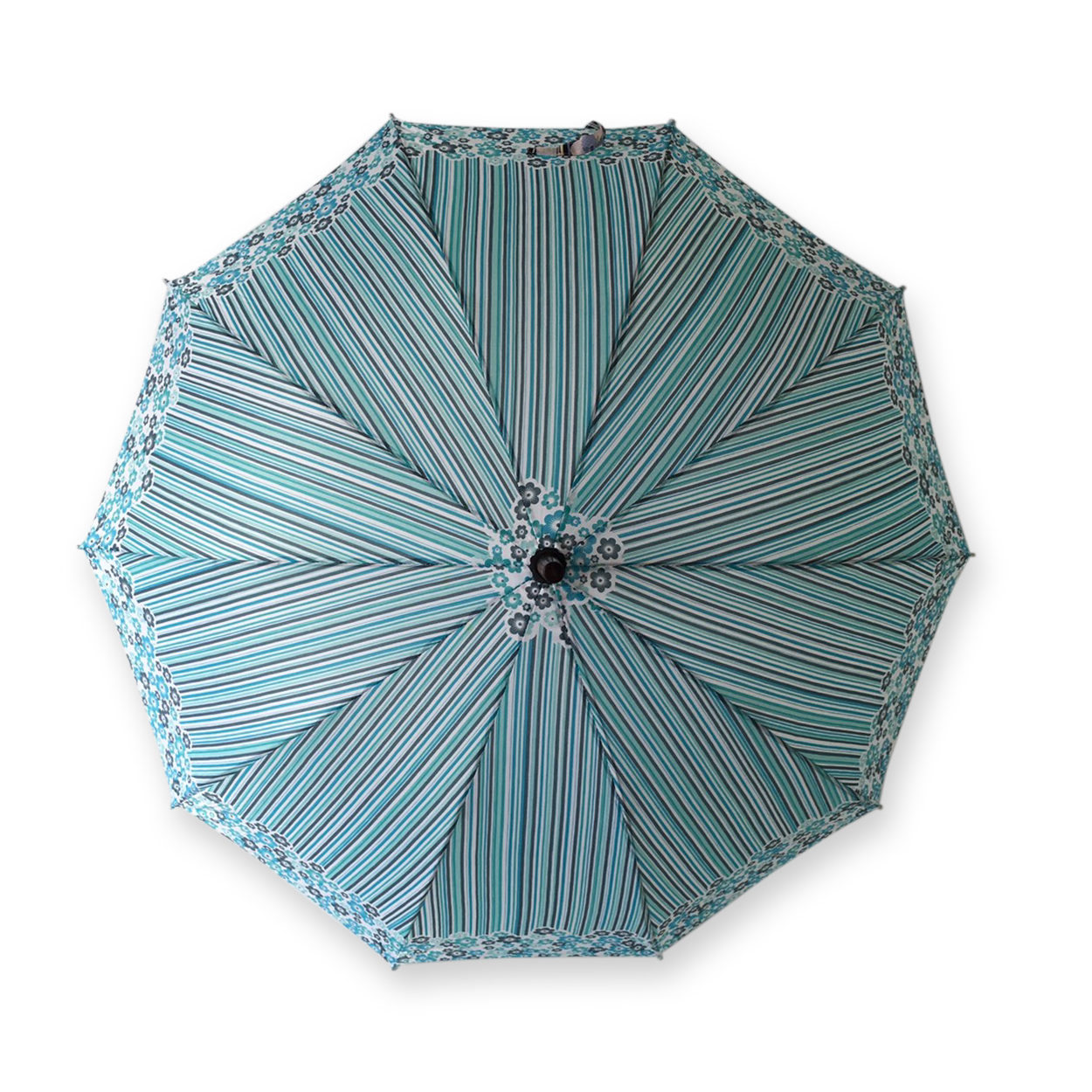 ร่มตอนเดียว22 8ก้านรหัสลายดอกไม้