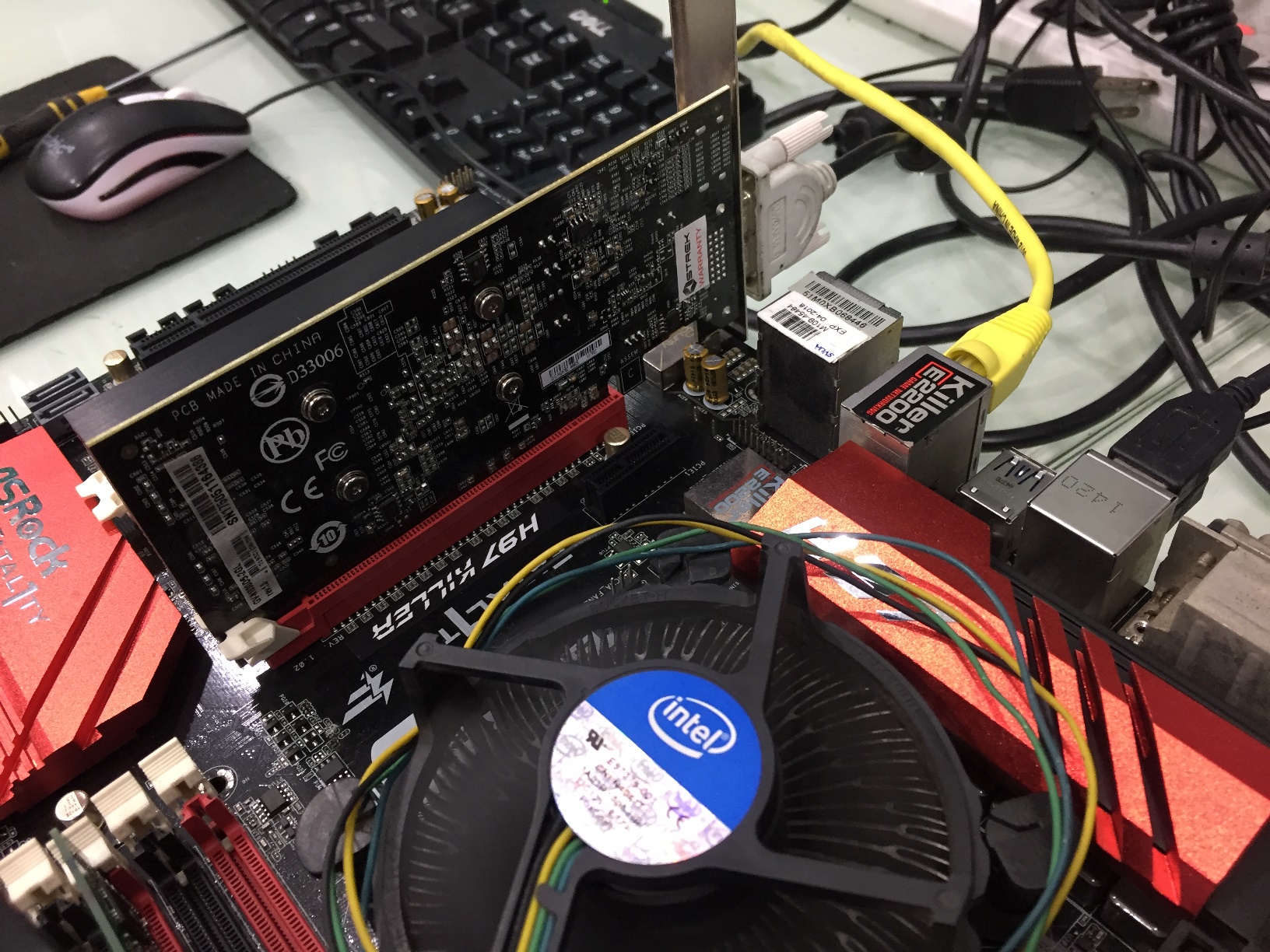 i3-4160 พร้อมบอร์ด Asrock Fatal1ty H97 Killer ไม่มีฝาหลัง