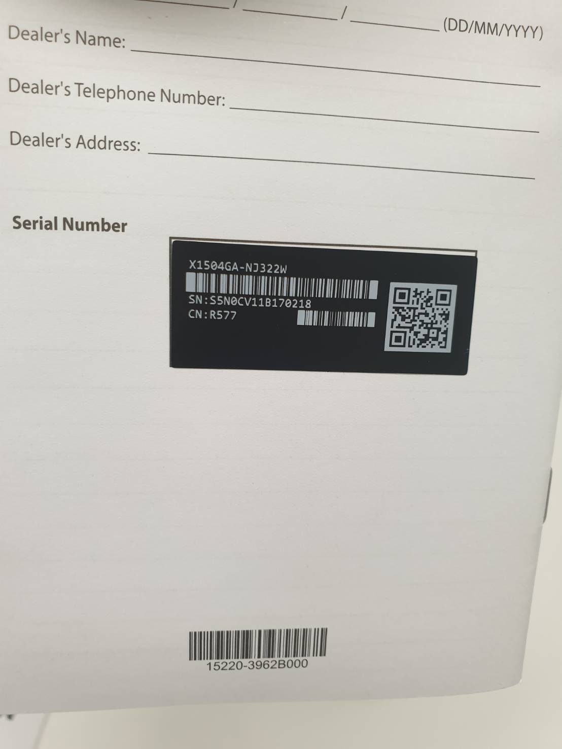 โน๊ตบุ๊ค Asus Vivibook Notebook i3 gen12 i3-N305 Ram 8GB m.2 512 ใหม่มากมีกล่องมีประกัน