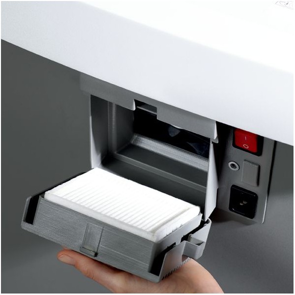 ขายถูก เครื่องทำลายเอกสารพร้อมเครื่องฟอกอากาศ DAHLE รุ่น 41304 ตัดครั้งละ 23 แผ่น/ครั้ง ( A4/70) ตัดตรง DAHLE CleanTEC® Paper Shredders