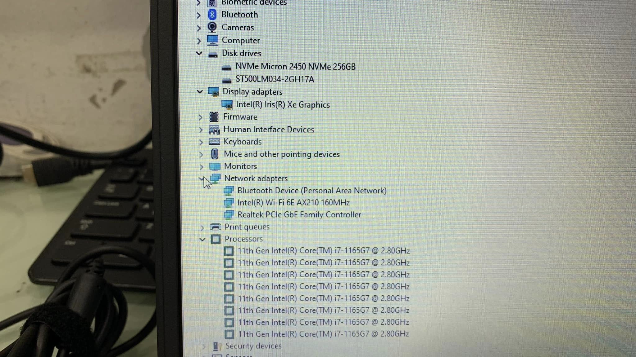 DELL LATITUDE 3420 i7-1165G7 RAM8 M.2 256+500HDD 14" HD Onsite 12/2026