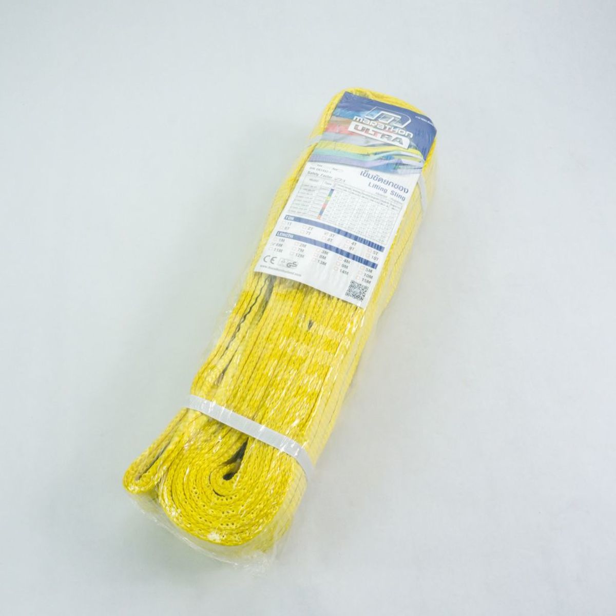 สลิงแบน / สายพานยกของ / สลิงผ้า MARATHON WLL 3.0 TON x ยาว 6.0 เมตร (กว้าง90mm)