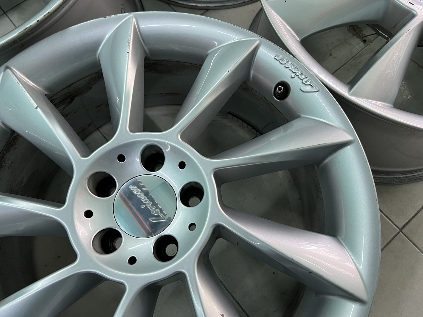 ล้อเบนซ์แท้ lorinser RS8 19" สภาพเดิมไม่ซ่อม