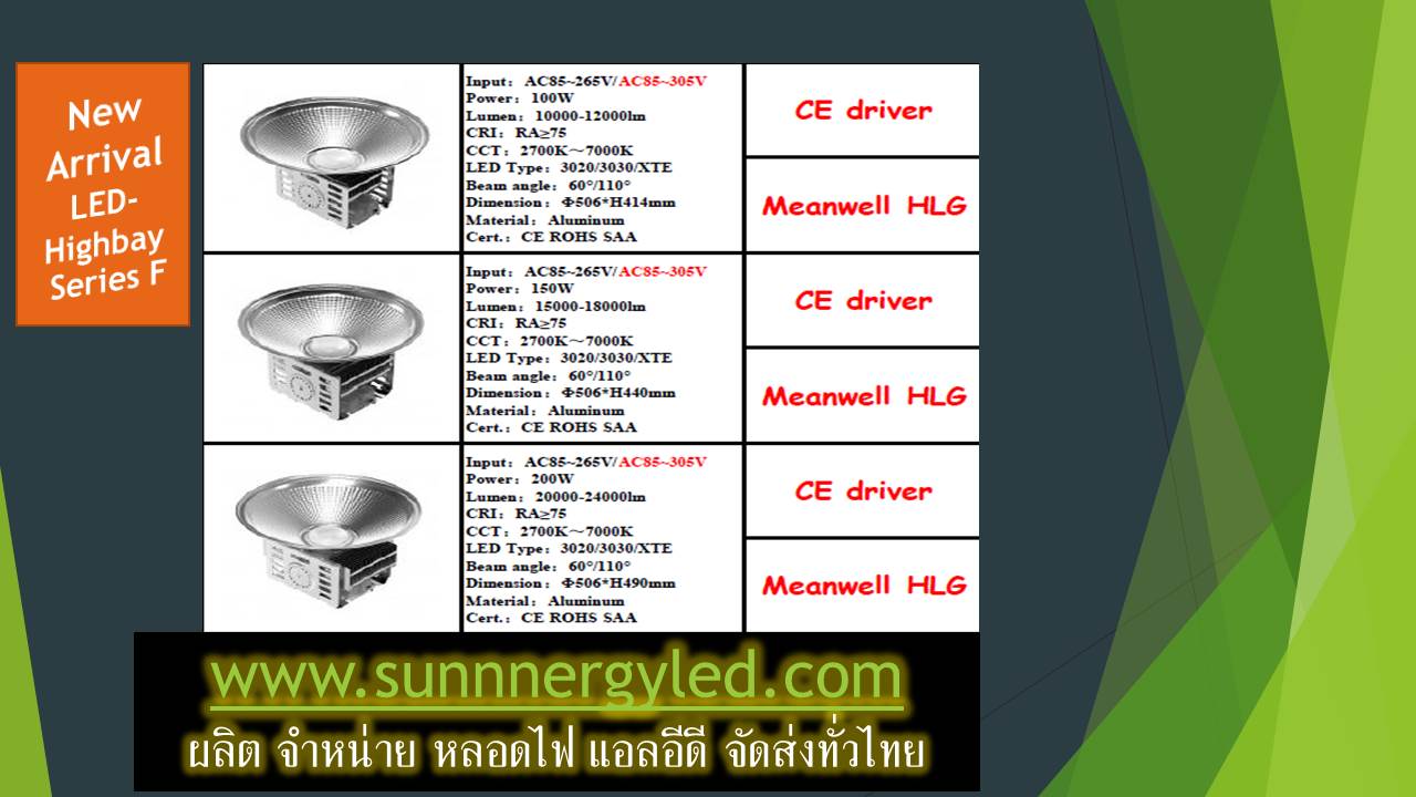 LED high bay light STC-QF-HBF200W