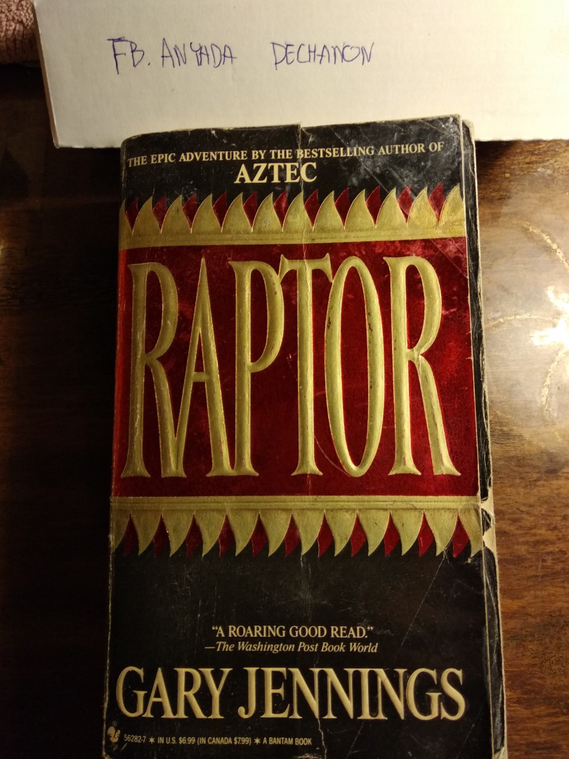 Raptor by Gary Jennings นิยายภาษาอังกฤษมือสอง