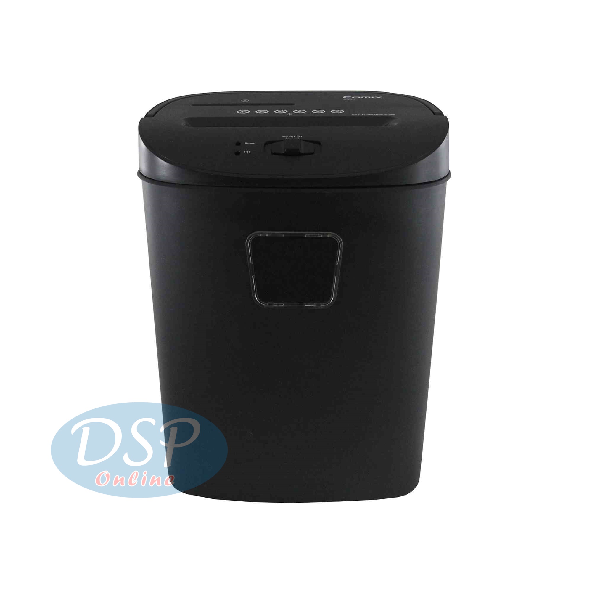 ขายถูก เครื่องทำลายเอกสาร COMIX S290 15 แผ่น/ครั้ง (A4/70 แกรม) (Cross cut) รับประกันศูนย์ 1ปี