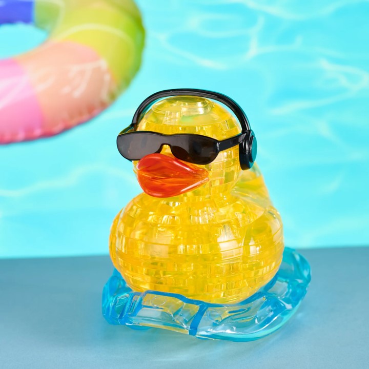 Bathing Duck_3D Crystal Puzzle