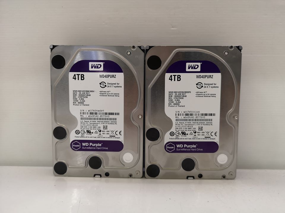 4TB. WD Purple WD40PURZ 07/2020