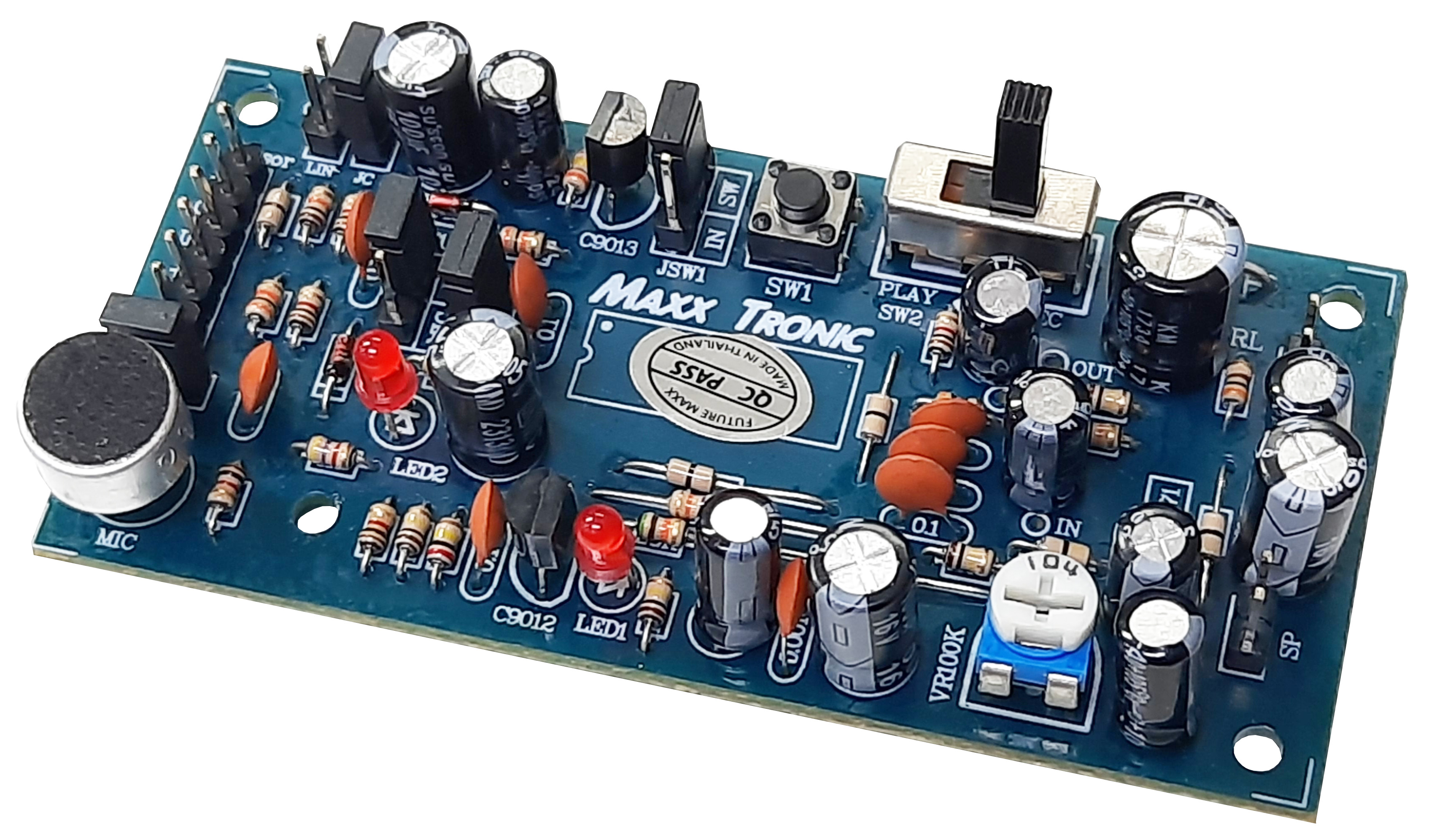 Maxxtronic MXA139 บันทึกเสียง 680 วินาที 5 วัตต์ ต่อเซ็นเซอร์ได้