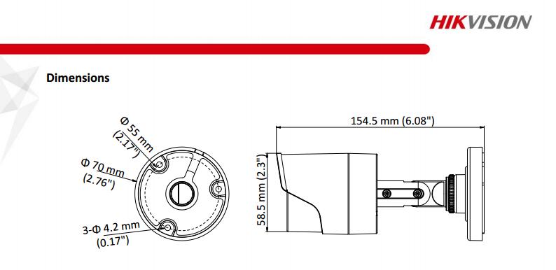 ขายถูก HIKVISION Turbo HD รุ่น DS-2CE16D0T-IRF ความละเอียด 2 ล้านพิกเซล