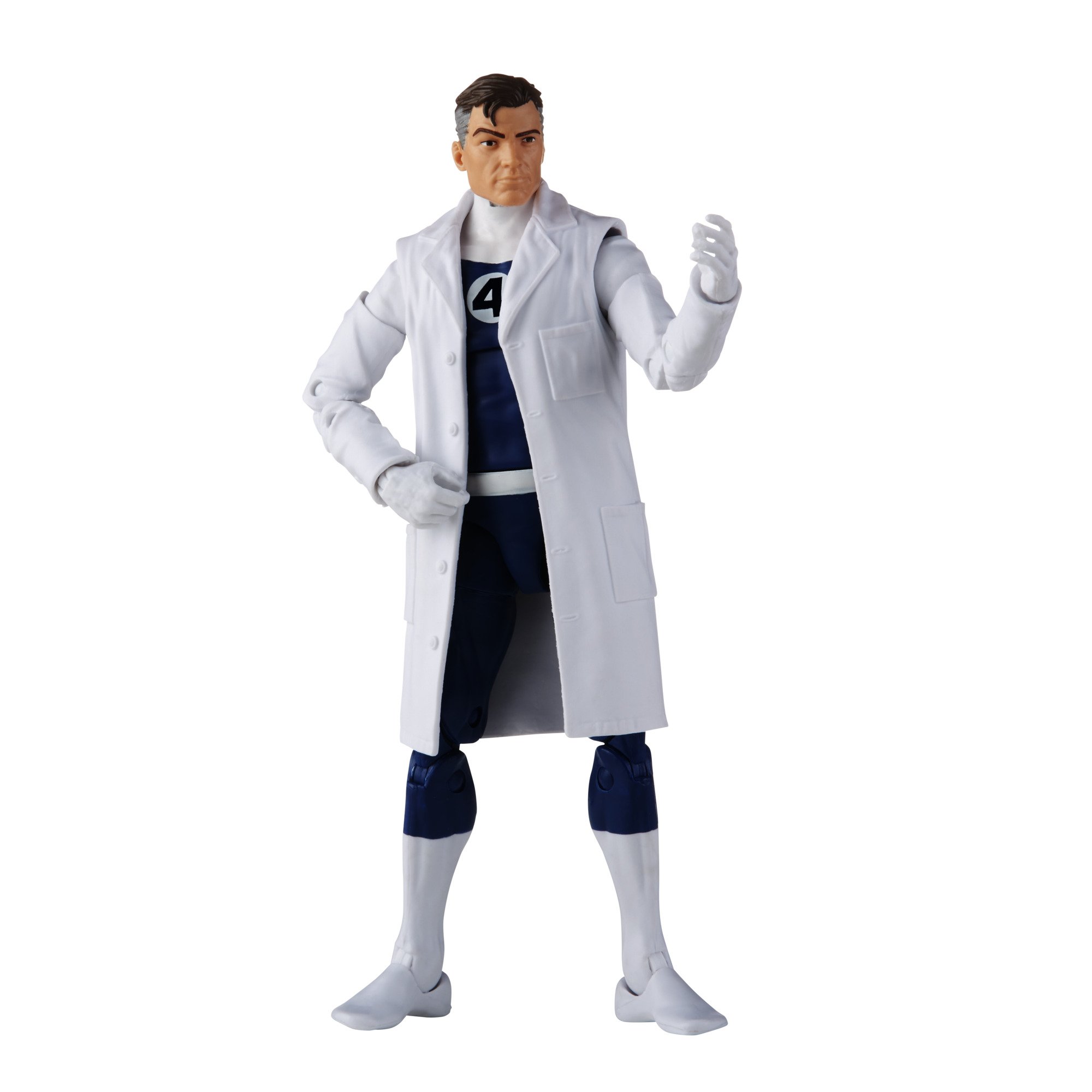 Hasbro Marvel Legends Series Retro Fantastic Four Mr. Fantastic 6-Inch Action Figure ฮาสโบร มาร์เวล เลเจนด์ แฟนแทสติก โฟร์ หุ่นโมเดลฟิกเกอร์ มิสเตอร์ แฟนแทสติก ขนาด 6 นิ้ว ลิขสิทธิ์แท้