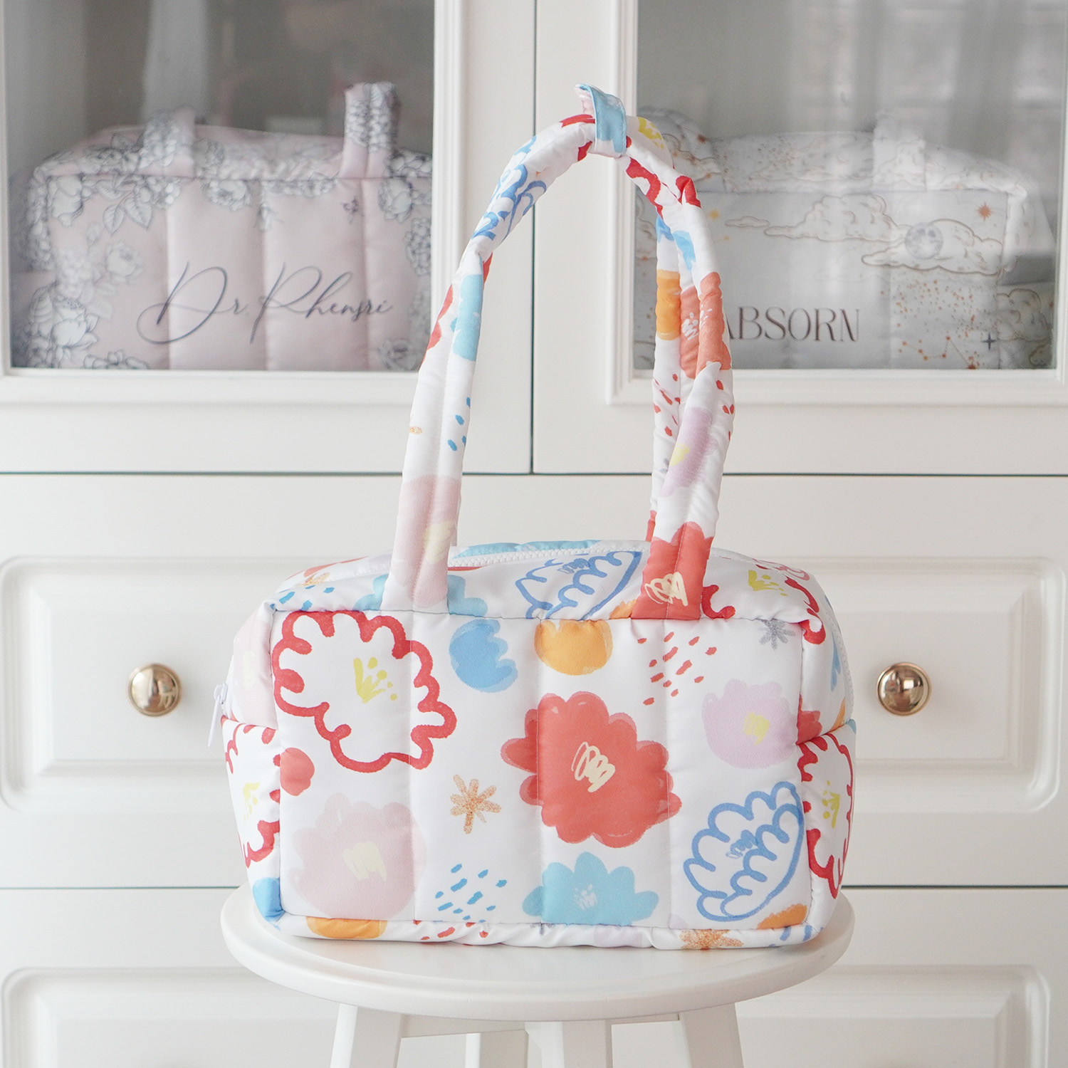 Fluffy Bowling Bag กระเป๋านุ่มนิ่ม ทรง Bowling สั่งทำใส่ข้อความ ลาย Matalada