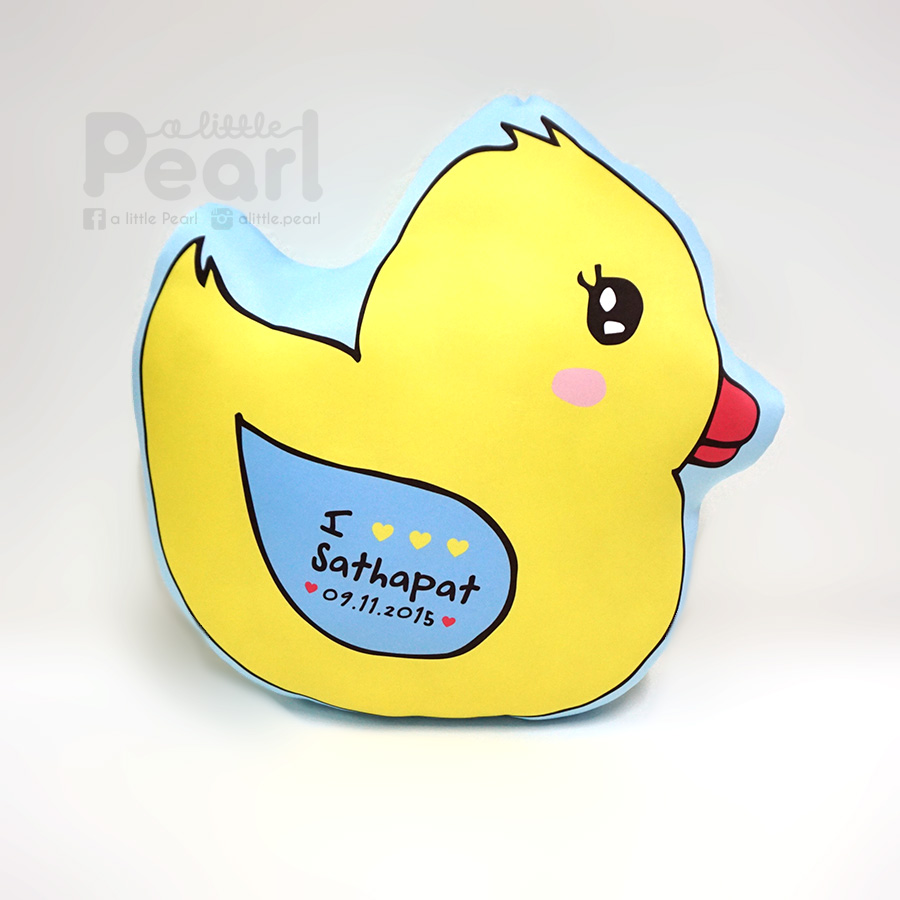 หมอนสั่งทำใส่ชื่อ ลายเป็ด - Duck