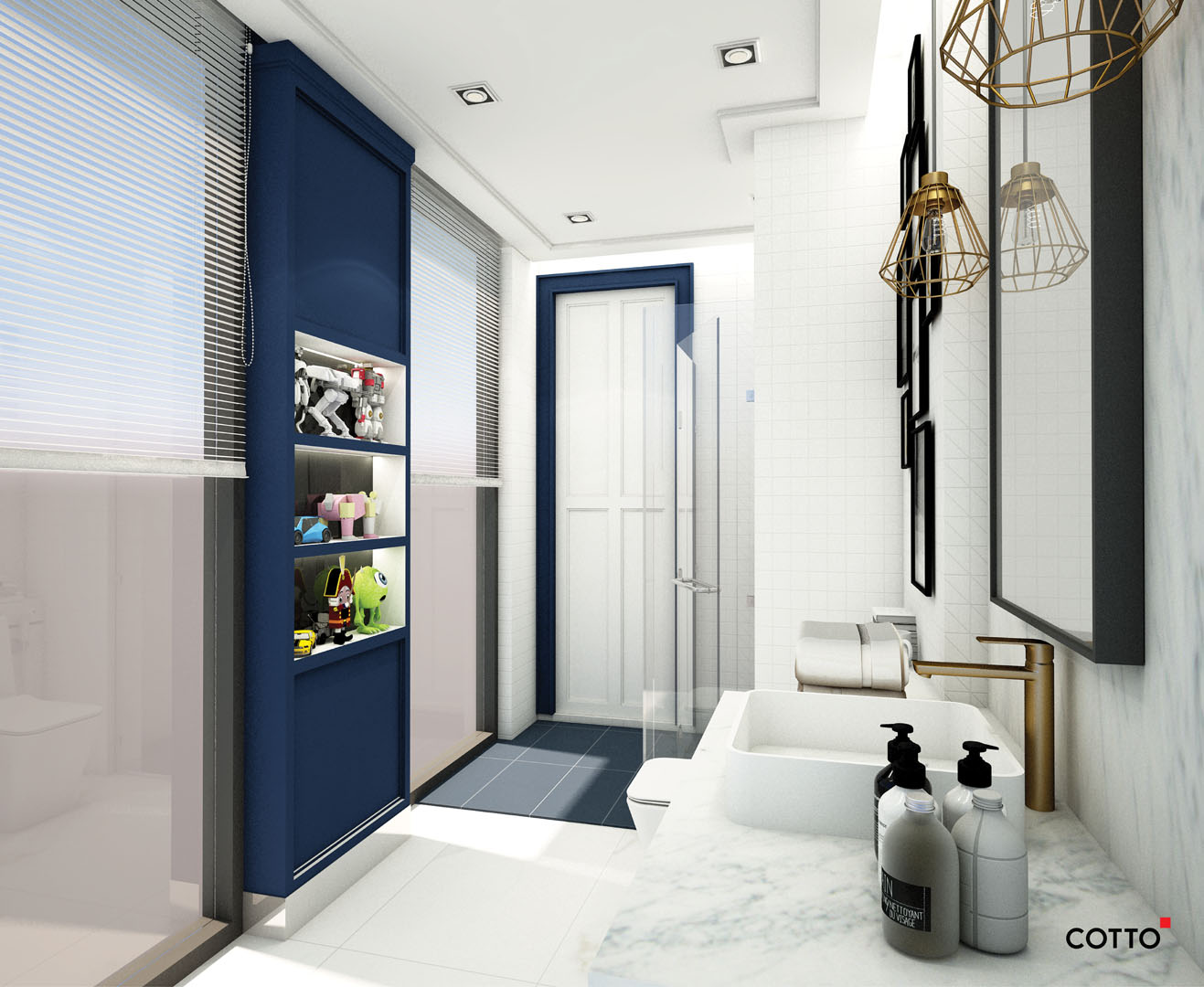 COTTO นอร์ดิก ไลน์ ขาว 12x18 GA