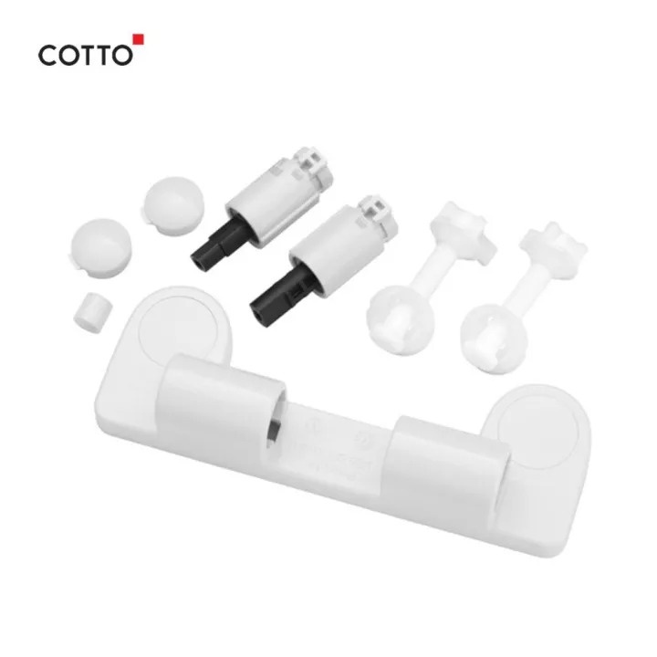 COTTO อะไหล่สุขภัณฑ์ C90055(HM) ฝารองนั่ง ทรงกลม SOFT CLOSED เปิด-ปิดนุ่มนวล