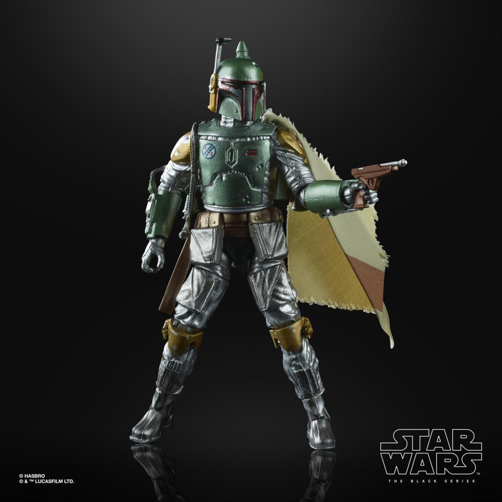 Hasbro Star Wars The Black Series Carbonized Collection Boba Fett 6-inch-scale Figure ฮาสโบร สตาร์ วอร์ส เดอะ แบล็ค ซีรีส์ หุ่นโมเดลฟิกเกอร์ คาร์บอนไนซ์ โบบา เฟทท์ ขนาด6 นิ้ว ลิขสิทธิ์แท้