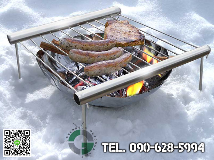 ชุดตะแกรงปิ้งย่างแบบพกพาสำหรับแค้มปิ้ง (BBQ Portable)
