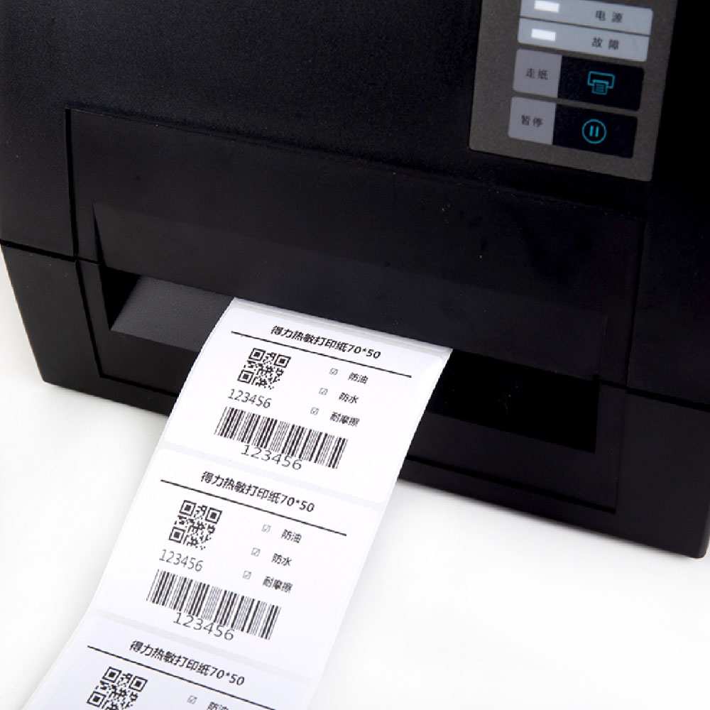 ขาย สติ๊กเกอร์ความร้อน ขนาด 100x100 มม., 500 แผ่น DLI-11870 Thermal Label 100x100 500Sheets 4นิ้ว