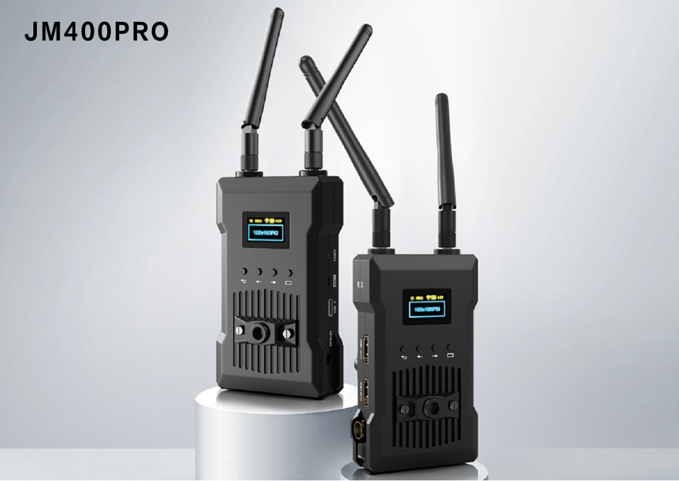 JM400Pro Wireless Video Transmission System with HDMI Loopout and SDI Port Suitable for Photography, Videography, Cinematography