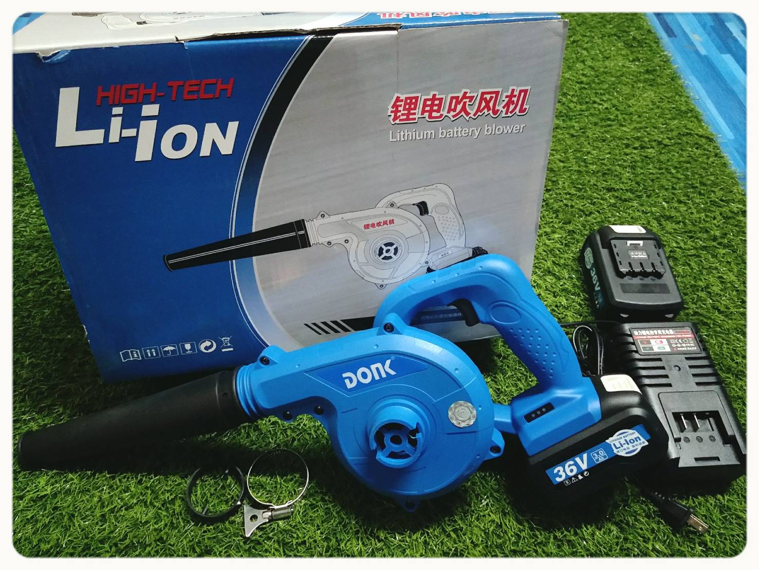 โบว์เวอร์เป่าลมไร้สาย Hi-Tech Li-Ion