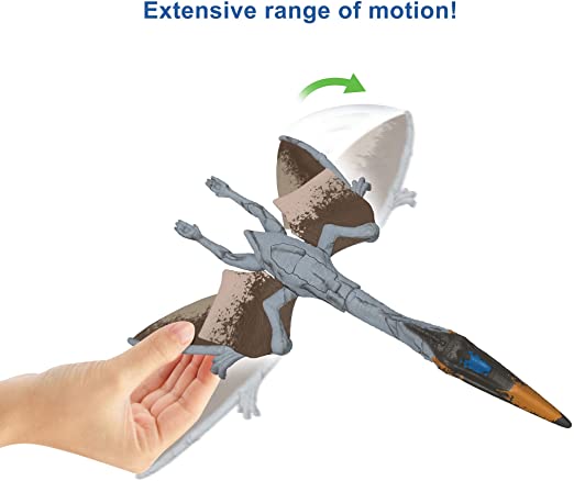 Mattel Jurassic World Massive Action Quetzalcoatlus (HDX48) แมทเทล จูราสสิค เวิลด์ ของเล่นแอ็กชั่นฟิกเกอร์ไดโนเสาร์ เควตซัลโคแอตลัส