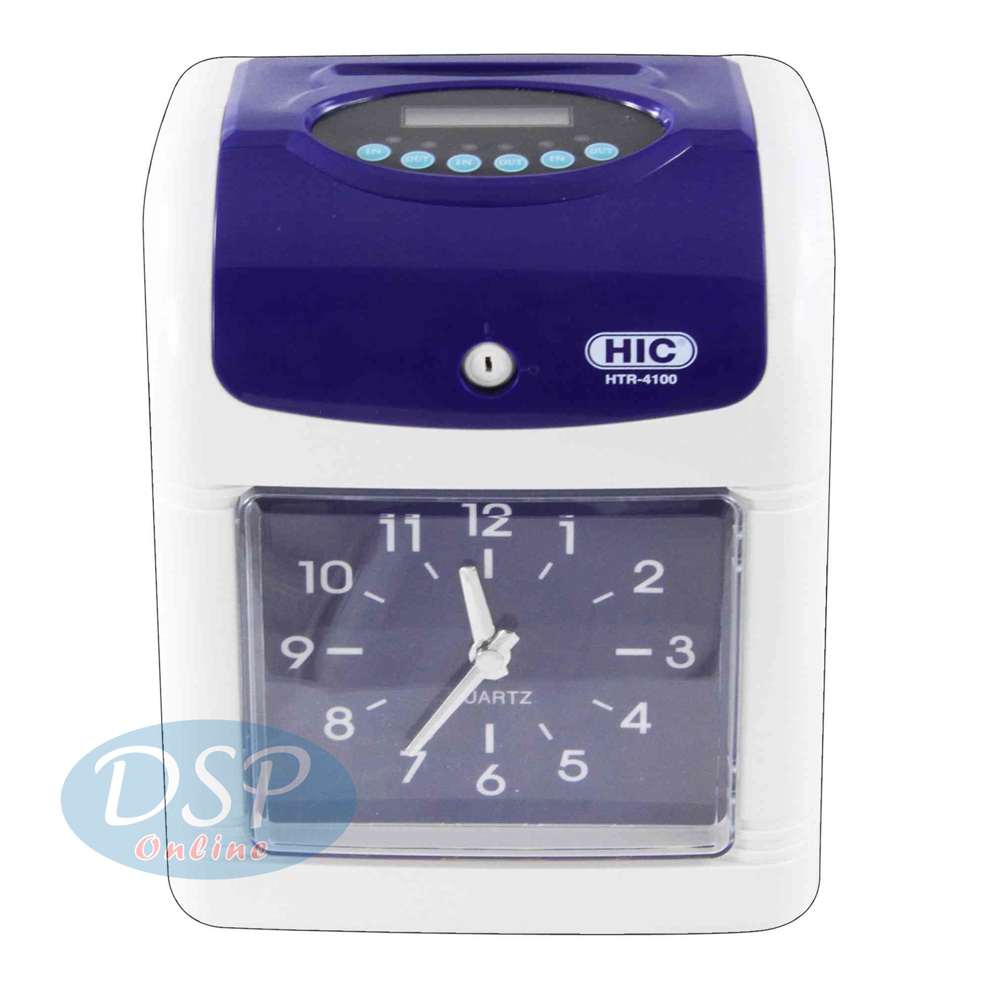 ขายถูก นาฬิกาตอกบัตร HIC HTR-4100 / เครื่องตอกบัตร ฮิค HTR-4100 รับประกนศูนย์