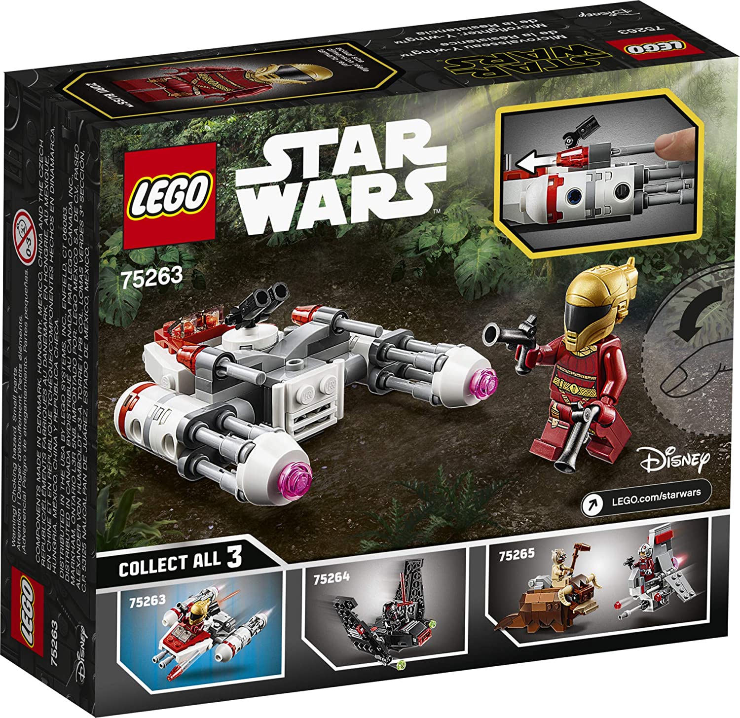 ตัวต่อเสริมทักษะ LEGO Star Wars Resistance Y-Wing Microfighter รุ่น 75263