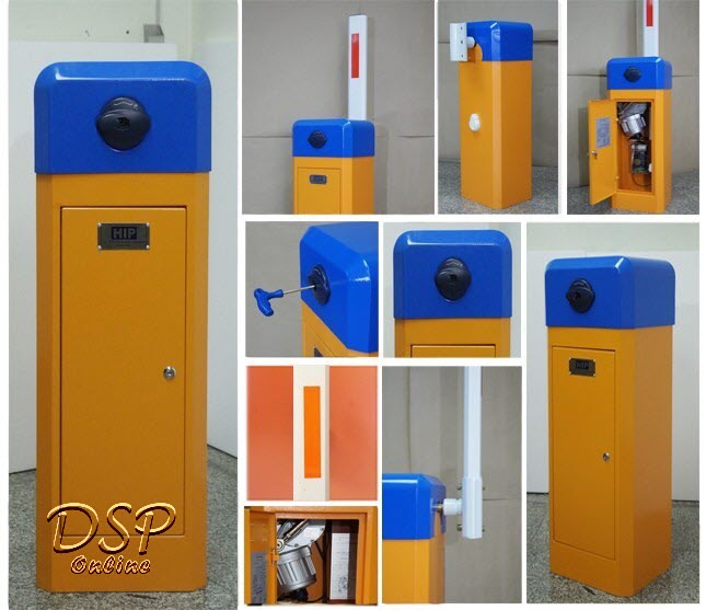 ขายถูก ระบบแขนไม้กั้นรถยนต์ HIP Intelligent Barrier CMW1023 Gate barrier & Stralight arm 4M 3 Second ไม้ขวา