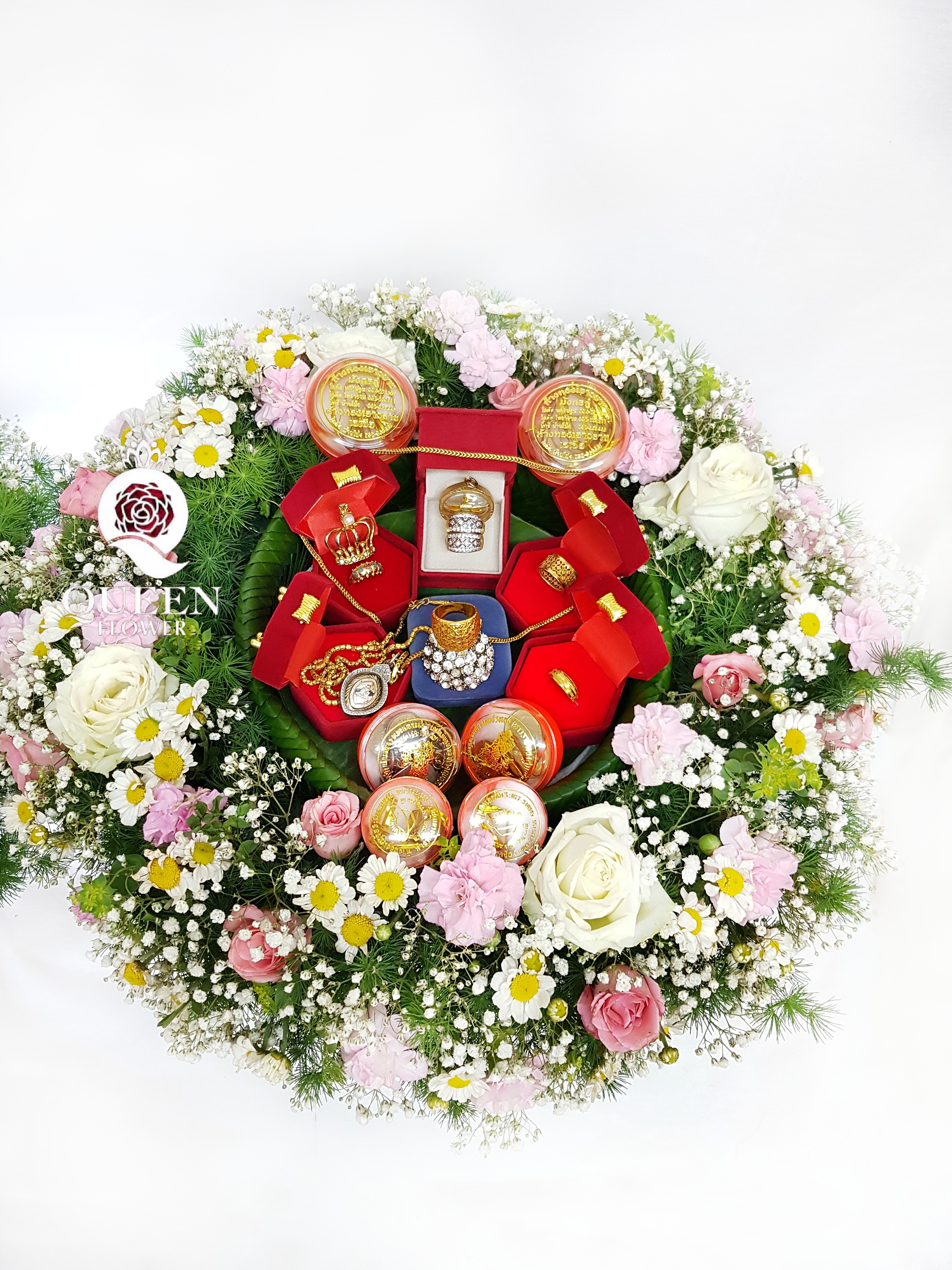 พานขันหมากร้านดอกไม้ศาลายา นครปฐม