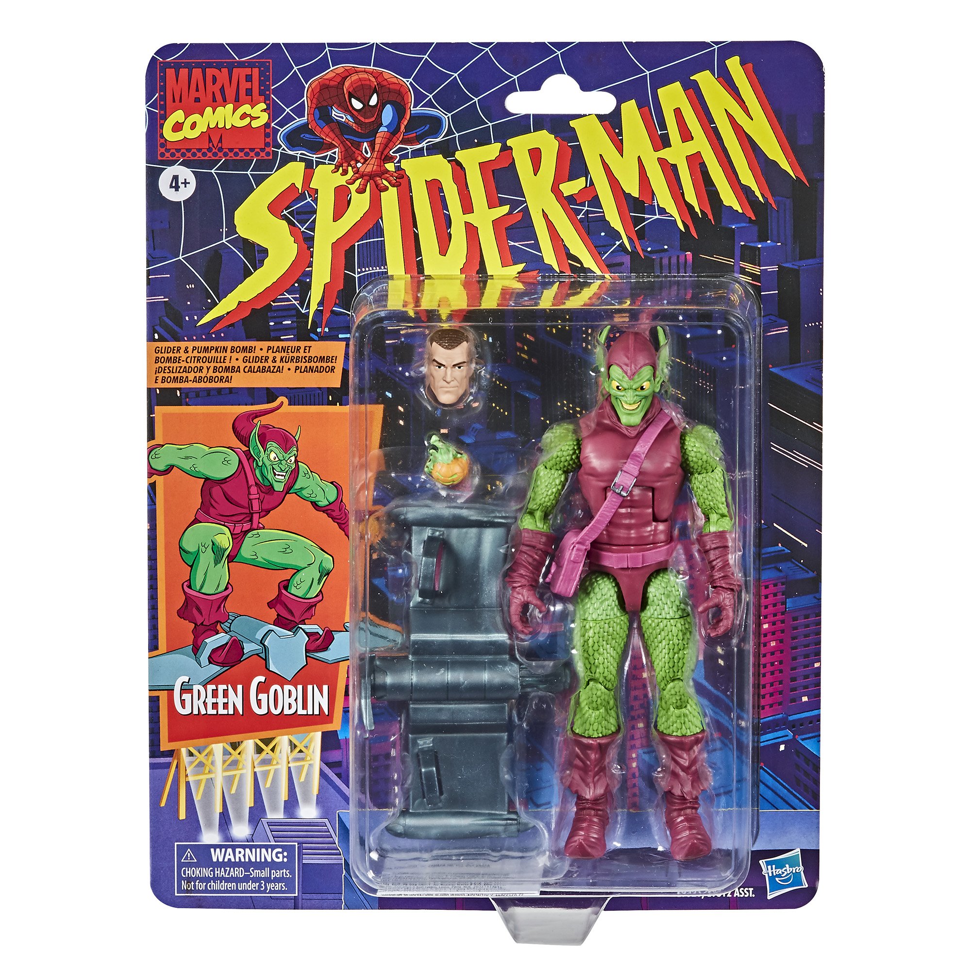 Hasbro Marvel Legends Retro Collection Spider-Man Wave 6-inch Figure ฮาสโบร มาร์เวล เลเจนด์ ซีรี่ย์ส หุ่นโมเดลฟิกเกอร์ สไปเดอร์แมน เซต6ตัว ขนาด 6 นิ้ว ลิขสิทธิ์แท้