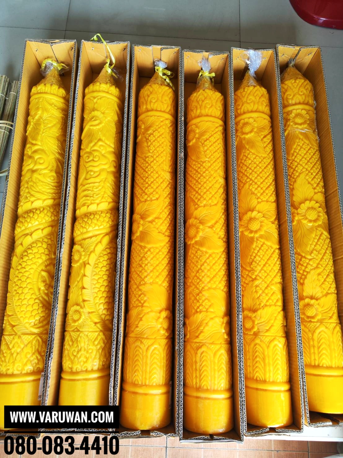 เทียนพรรษา แกะลาย (ราคาขายส่ง)