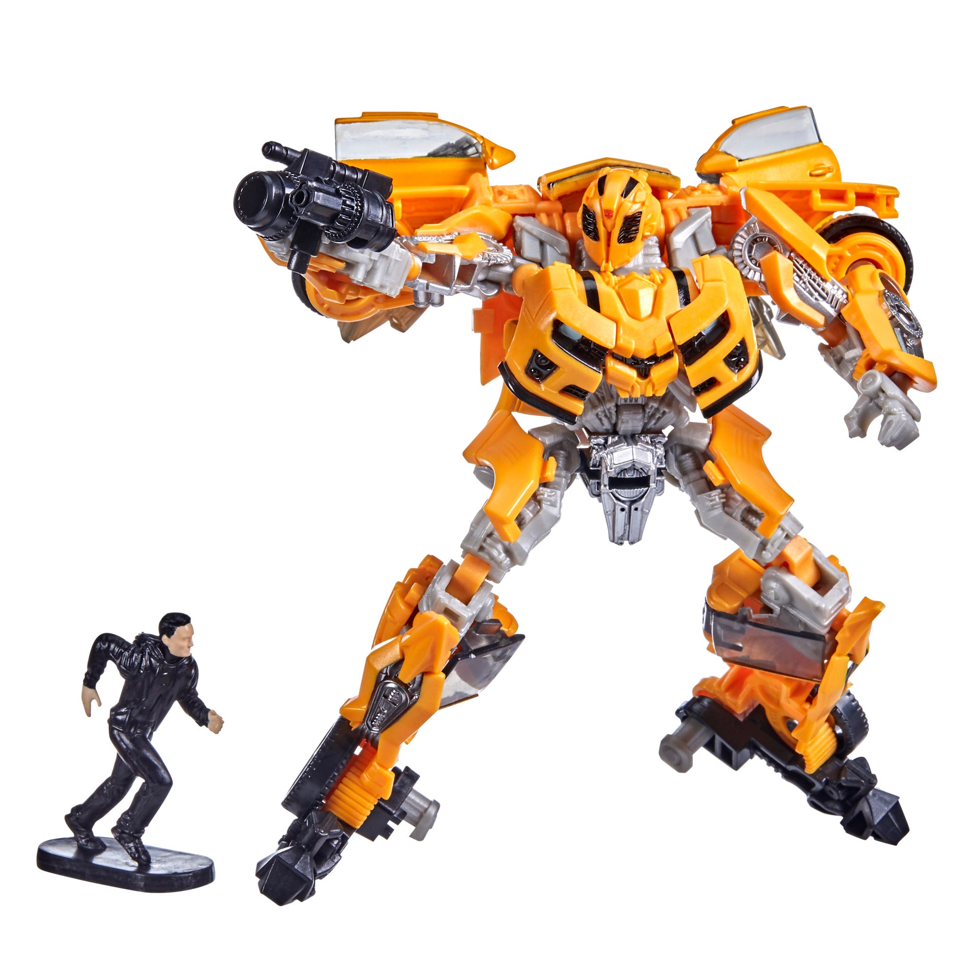 Hasbro Transformers Studio Series 74 Deluxe Class Bumblebee & Sam Witwicky Figure ฮาสโบร ทรานสฟอเมอร์ส สตูดิโอ ซีรีย์ส 74 ดีลักซ์ คลาส หุ่นยนต์บัมเบิ้ลบี 4.5 นิ้ว และ แซม วิทวิคกี้ ลิขสิทธิ์แท้