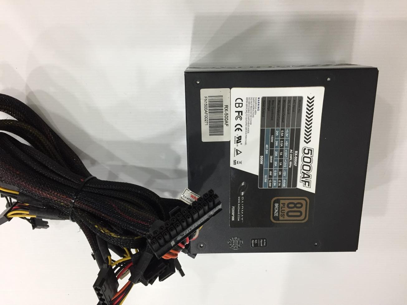 RAIDMAX RX-500AF 500W. 80+ Bronze