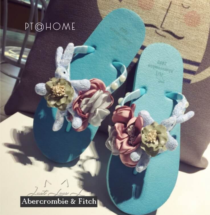 รองเท้าแตะ Abercrombie (สีฟ้า)
