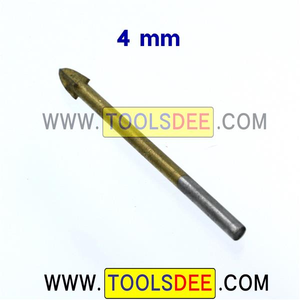 ดอกสว่านเจาะกระเบื้อง รูปใบโพธิ์คู่