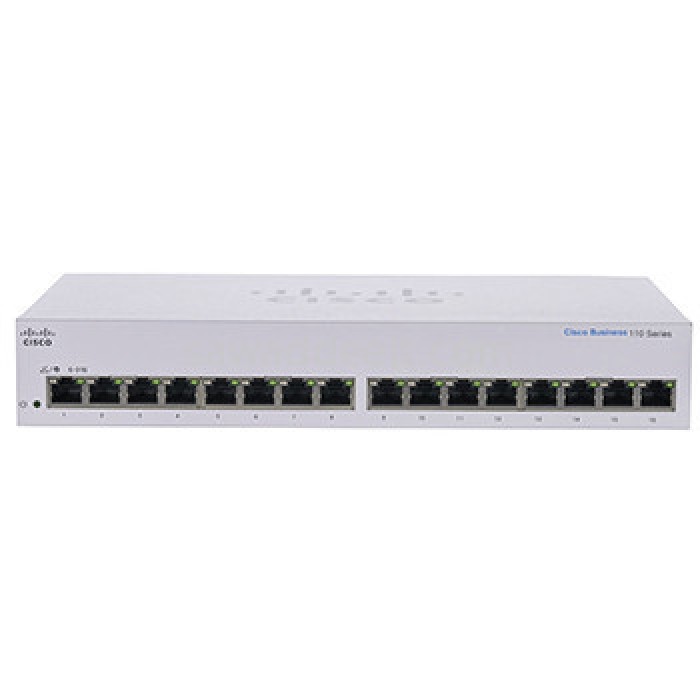 ขายถูก Cisco Gigabit Switching Hub 16 Port CISCO CBS110-16T-EU (11'') ประกันศูนย์