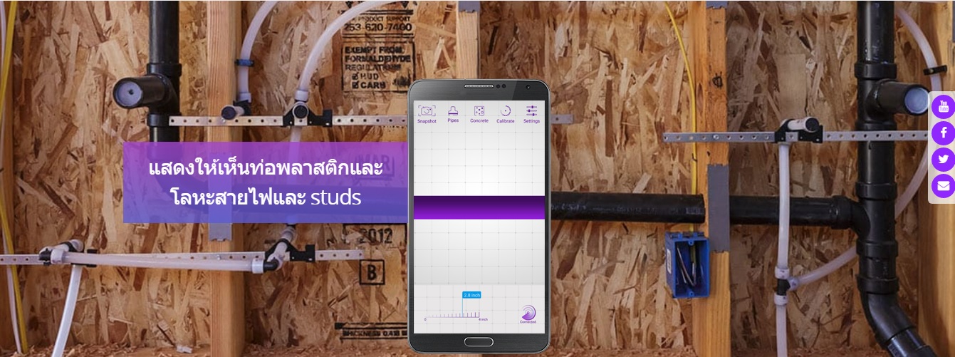 กล้องมองทะลุกำแพง Walabot-DIY เครื่องสแกนทะลุผนัง เครื่องสแกนหาแนวท่อในผนัง