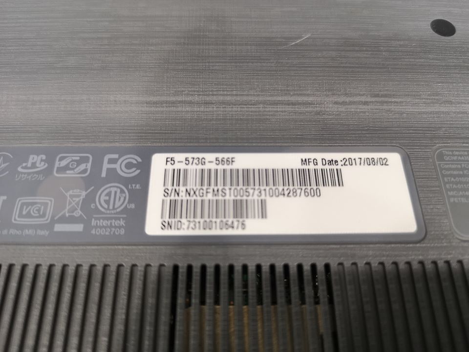 Acer Aspire F5-573G-566F