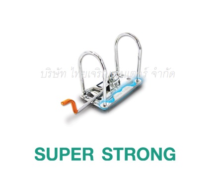 แฟ้มสันกว้าง ตราช้าง 2100 F / A4 สีฟ้า (โหล)