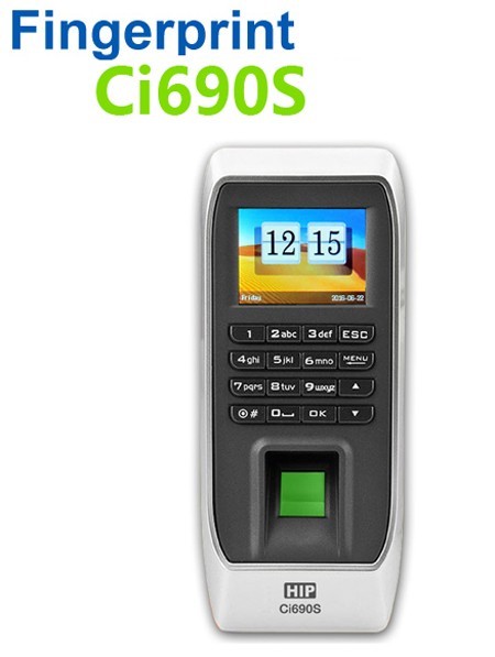 ขายถูก HIP Ci690S เครื่องสแกนลายนิ้วมือและอ่านบัตรคีย์การ์ด(RFID Key Card)ประกันศูนย์ HIP 2ปี